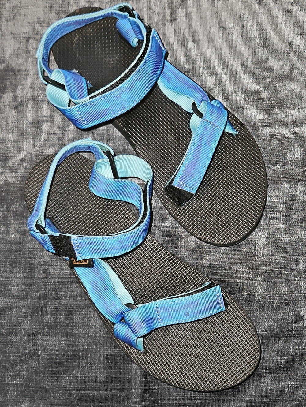 Teva Women's Blue & Purple Tie-dye Strap Sandals
